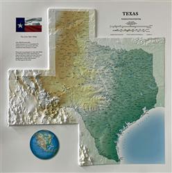 State of Texas - Small 3D Map 0064